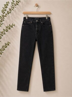 DENIM FORUM | Aritzia Yoko Hi Rise Slim | Black